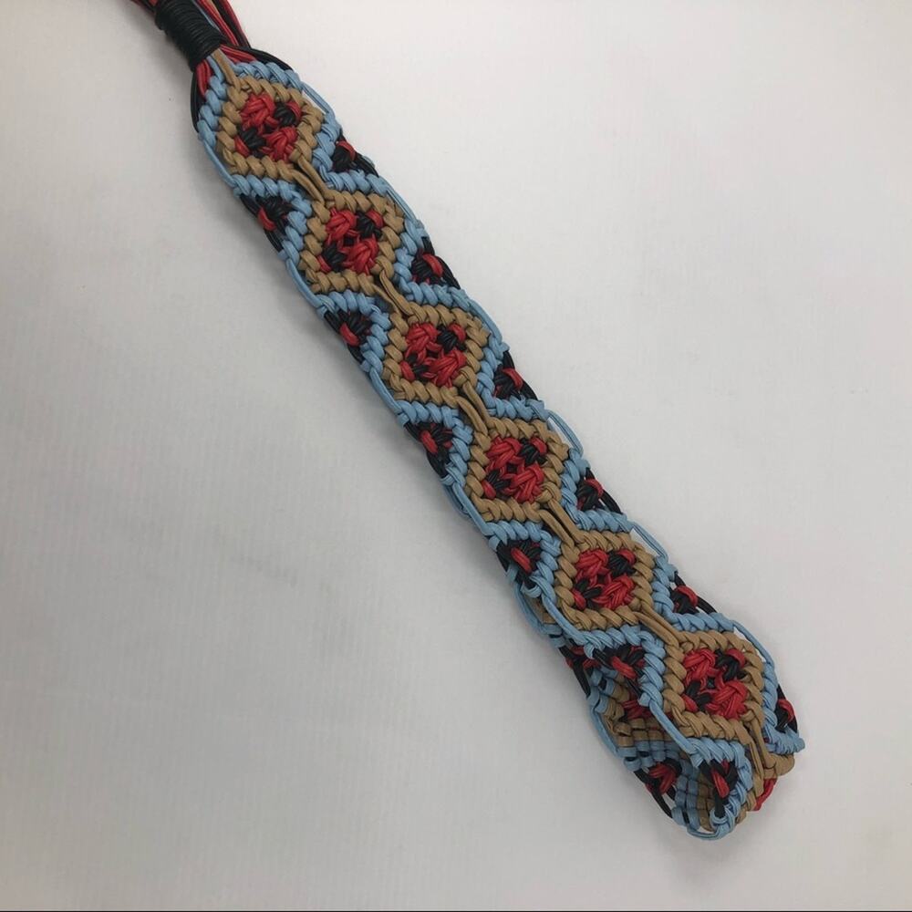 Multi color casual boho woven belt - Picture 3 of 3
